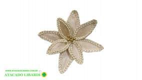 BICO PAPAGAIO AVELUDADO 19CM  DOURADO 85543001