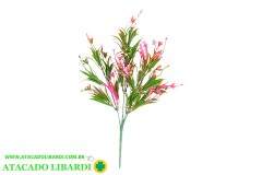 BUQUE FLOR MINI PLASTICO X20 VERDE ROSA 43929005