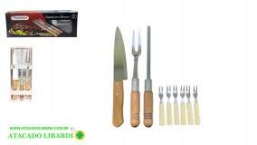 CONJ CHURRASCO 9PCS ELEGANCE 1036