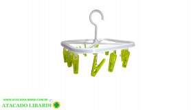 VARAL PLAST 21CM C/12 PRENDEDORES VA8532