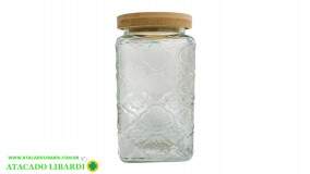 POTE VIDRO HERMETICO 1155ML RED C/TAMPA CA09929