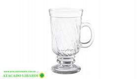 CANECA CAPPUCCINO VIDRO 10CM 270ML 119809