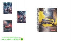 CADERNO 1/4 1M/96F CD ESPIRAL SPEED 1047