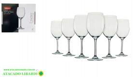 TACA VINHO VIDRO 25CM 540ML PCSWG13676