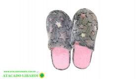 PANTUFA ADULTO FEMININA COLOR MF038