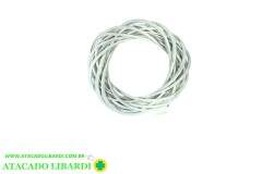 GUIRLANDA 20CM MAD NATURAL BRANCA NTA63012