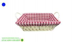 CESTA ARTESANAL 26X19X7,5CM RET CA20273