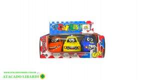 CARRO POLICE 3PCS 7CM FRICCAO TKAB2129