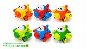 AVIAO PLAST FRICCAO 9CM COLOR AZ01031