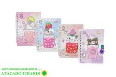 DIARIO GATINHOS INFANTIL C/CHAVE  DIARIOHA80250