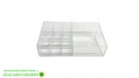 ORGANIZADOR ACRILICO MAQUIAGEM 5,58X16CM ACRILICO CZ22977