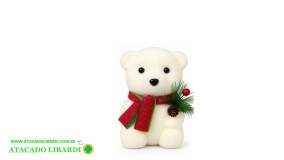 URSO POLAR 16CM C/CACHECOL 30927B 