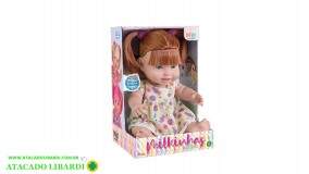BONECA COLECAO MILKINHAS COLORS 21CM 636