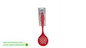 ESCUMADEIRA PLAST 28CM SERVIR VERMELHO ECO24045