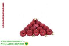 BOLA TUBO 3CM 15PCS VERMELHA TD3882