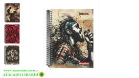 CADERNO 10M/160F CD ESPIRAL MUSICA 1119