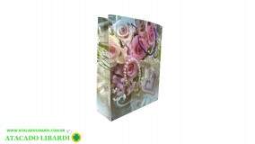 SACOLA PAPEL PRESENTE 31X24X12CM  ASH850066