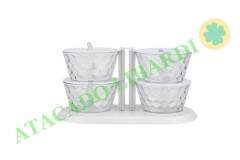 PORTA CONDIMENTO 4PCS PLAST CK5188