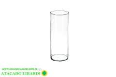 VASO VIDRO 10X30CM RED 182188