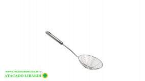 PENEIRA METAL 14CM DIAM C/CABO FUT245