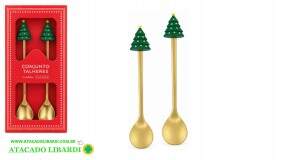 CONJ TALHER DOURADO 2PCS NATALINO DOURADO QX5306