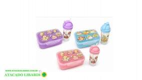 KIT COPO C/PRATO E TALHER INFANTIL LH5110