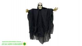 CAVEIRA HALLOWEEN 50CM C/LUZ SOM PT12047