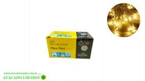 PISCA 40 LED 4M BRANCO QUENTE 220V 8F FIO TRANSP  NTL2040Q220V