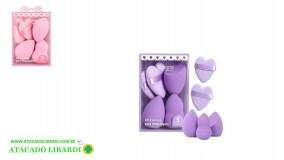 KIT ESPONJA MAQUIAGEM 5PCS COLOR DV81448