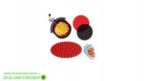 FUNDO SILICONE RED PARA AIR FRYER 22,5CM CRS1829
