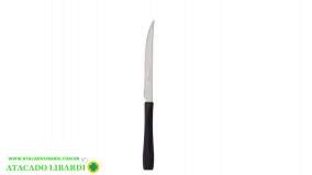 FACA MESA 12UNI  CABO PLAST PRETO CHURRASCO UNI 24037