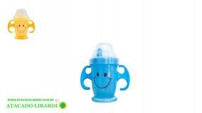 COPO INFANTIL PLAST C/ALCA SORRISO COLOR BA23610