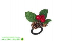 ANEL PORTA GUARDANAPO 8CM DE NATAL ANE04