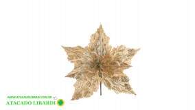 BICO PAPAGAIO  AVELUDADO 24CM C/GLITTER DOURADO 99494001