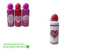 SQUEEZE ALUM 500ML C/TAMPA AMOR COLOR MC40929