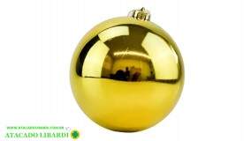 BOLA LISA 15CM 1PC DOURADO NTB1007D