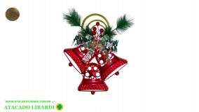ENFEITE SINO 24X29CM DECORADO C/LACO COLOR NT0399