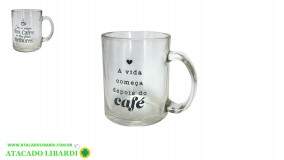 CANECA VIDRO 10CM 320ML 98755FW