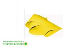 FOLHA EVA AMARELO 40X47CM 1,3MM 10UNI  PE5006