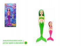 BONECA SEREIA 20CM 2PCS COLOR TKAB5967