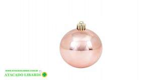 BOLA METALIZADA LISA 20CM CHAMPAGNE 60575CH