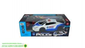 CARRO CONTROLE REMOTO 20CM POLICE MS5801