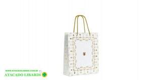 SACOLA PAPEL HOT STAMPING 23X18X10CM A8928007