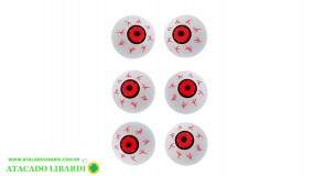 OLHOS HALLOWEEN C/ 6UNI PLAST NS329585