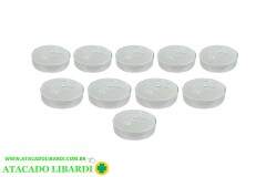VELA DECORATIVA 10PCS BRANCA  FR383