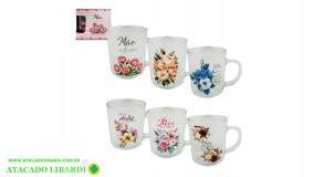 CANECA VIDRO 10CM 220ML MAE HG82231