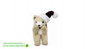ENFEITE URSO 20CM NATAL 72882A