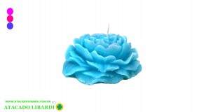 VELA DECORATIVA 7,8CM FLOR COLOR CK7418
