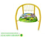 CADEIRA INFANTIL METAL ASSENTO APITO COLOR CZ23716