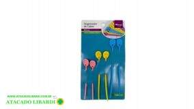 ORGANIZADOR DE CABOS COLOR 6PCS OGA05001